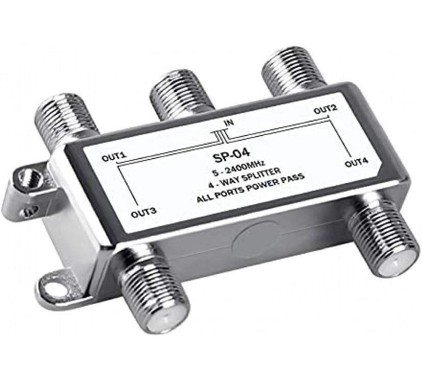 DIVISOR DERIVADOR TV 4 SALIDAS
