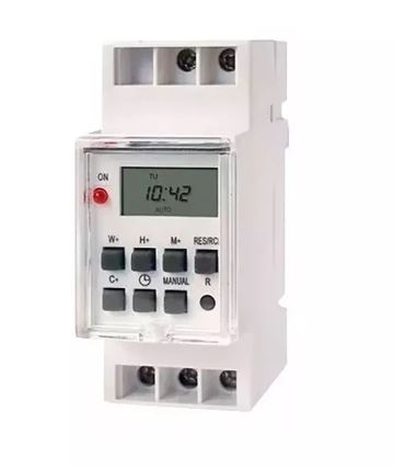 TEMPORIZADOR TIMER PROGRAMABLE DIGITAL RIEL DIN