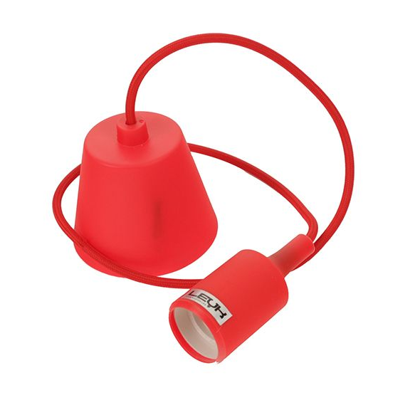 LUMINARIA COLGANTE ROJO LEUK KOMMI