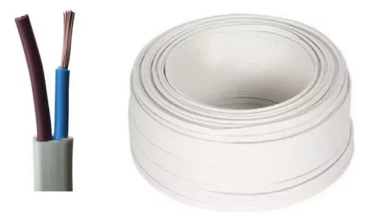 CABLE VAINA CHATA 2X1,5 MM2 BLANCO