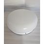 PLAFON 20 CM BASE CHAPA BLANCA VIDRIO BLANCO OPAL