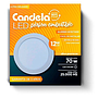 PANEL LED REDONDO DE EMBUTIR 12W LUZ CALIDA CANDELA